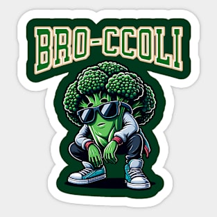 Bro-ccoli Cool Vegetable Sticker